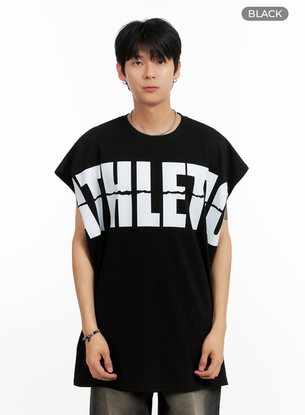 Men's Oversize Sleeveless T-Shirt IG402