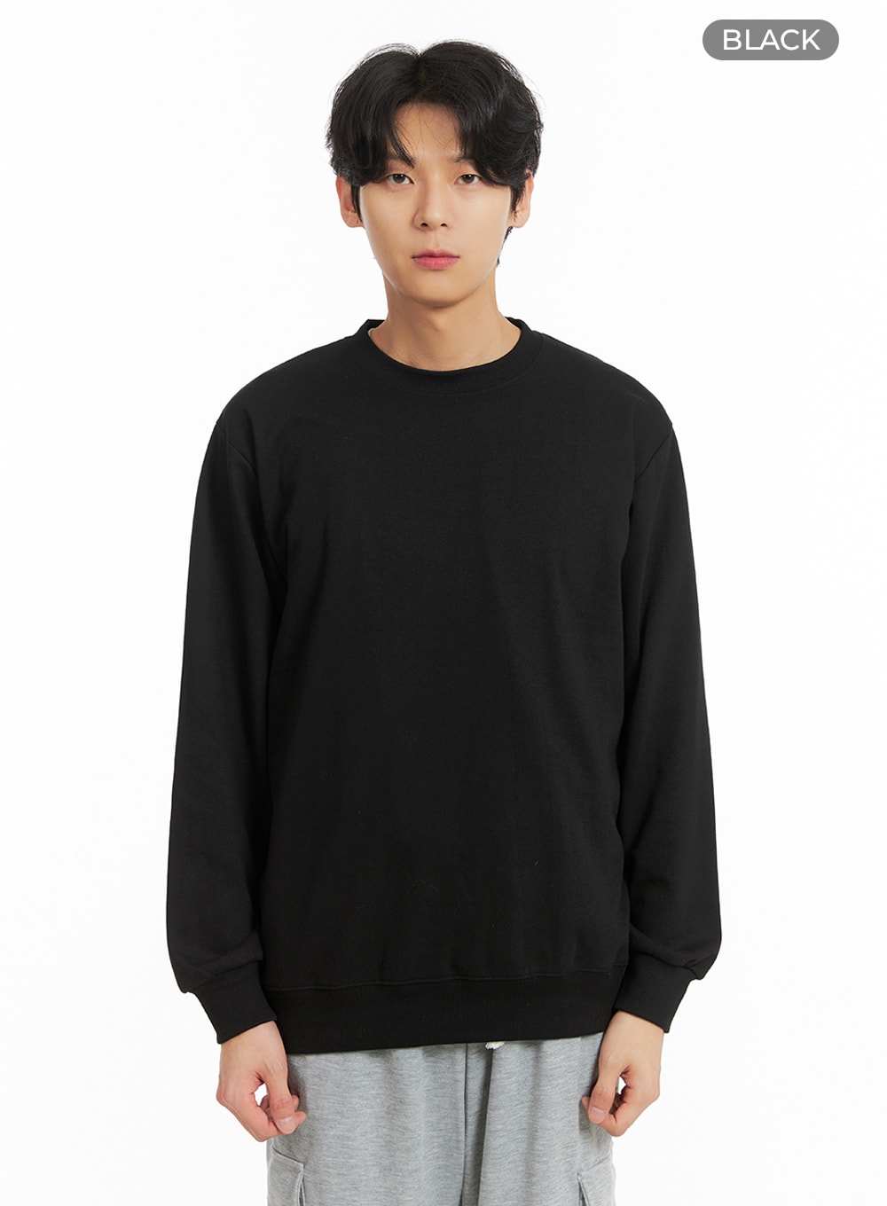 Men's Basic Cotton Sweatshirt IA401