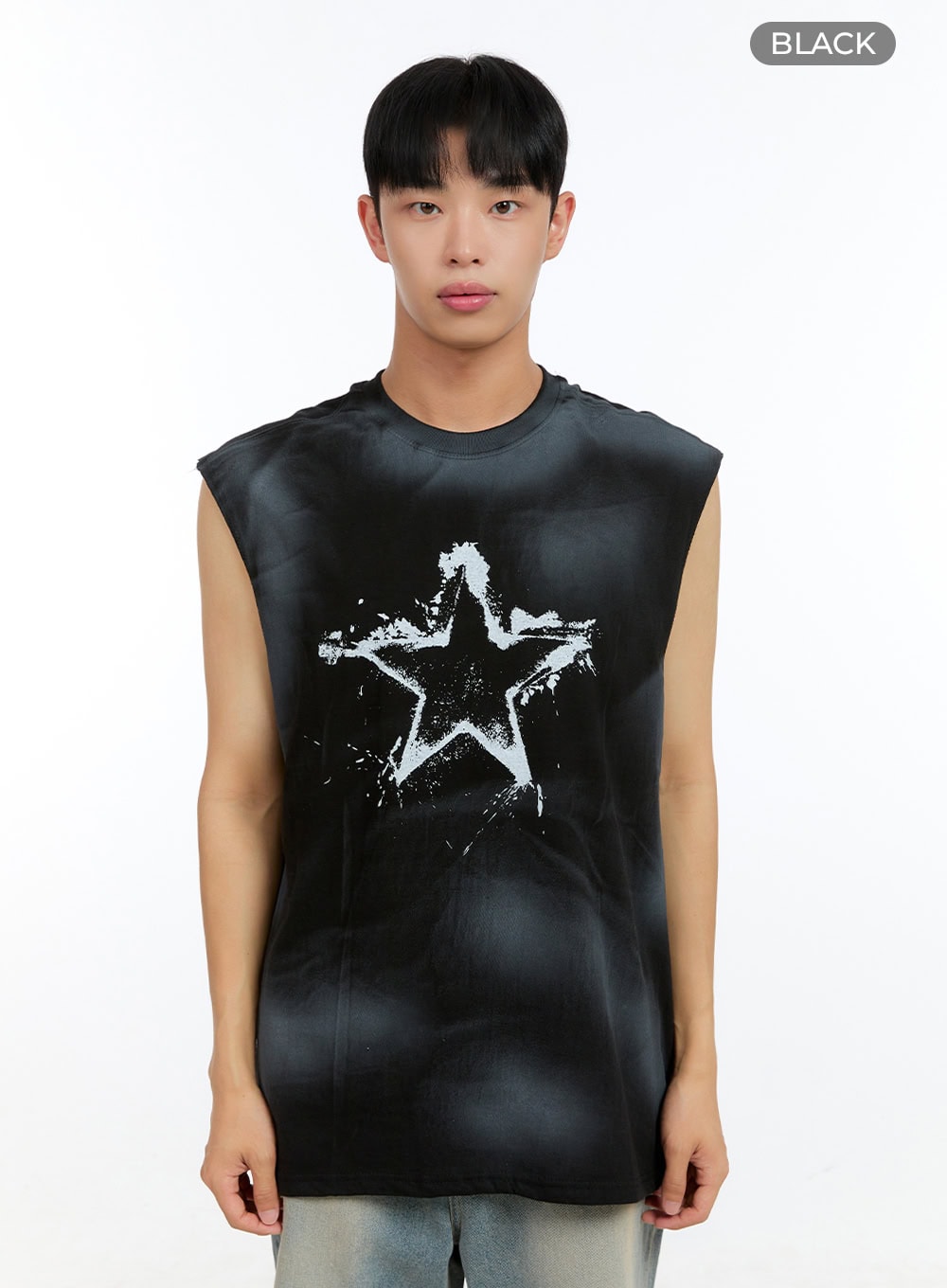 Men's Star Graphic Tank Top IG416
