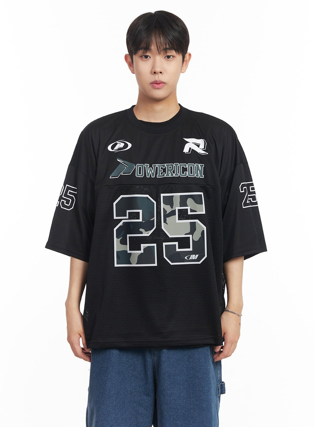 Men's Camo Mesh Jersey T-Shirt IA525