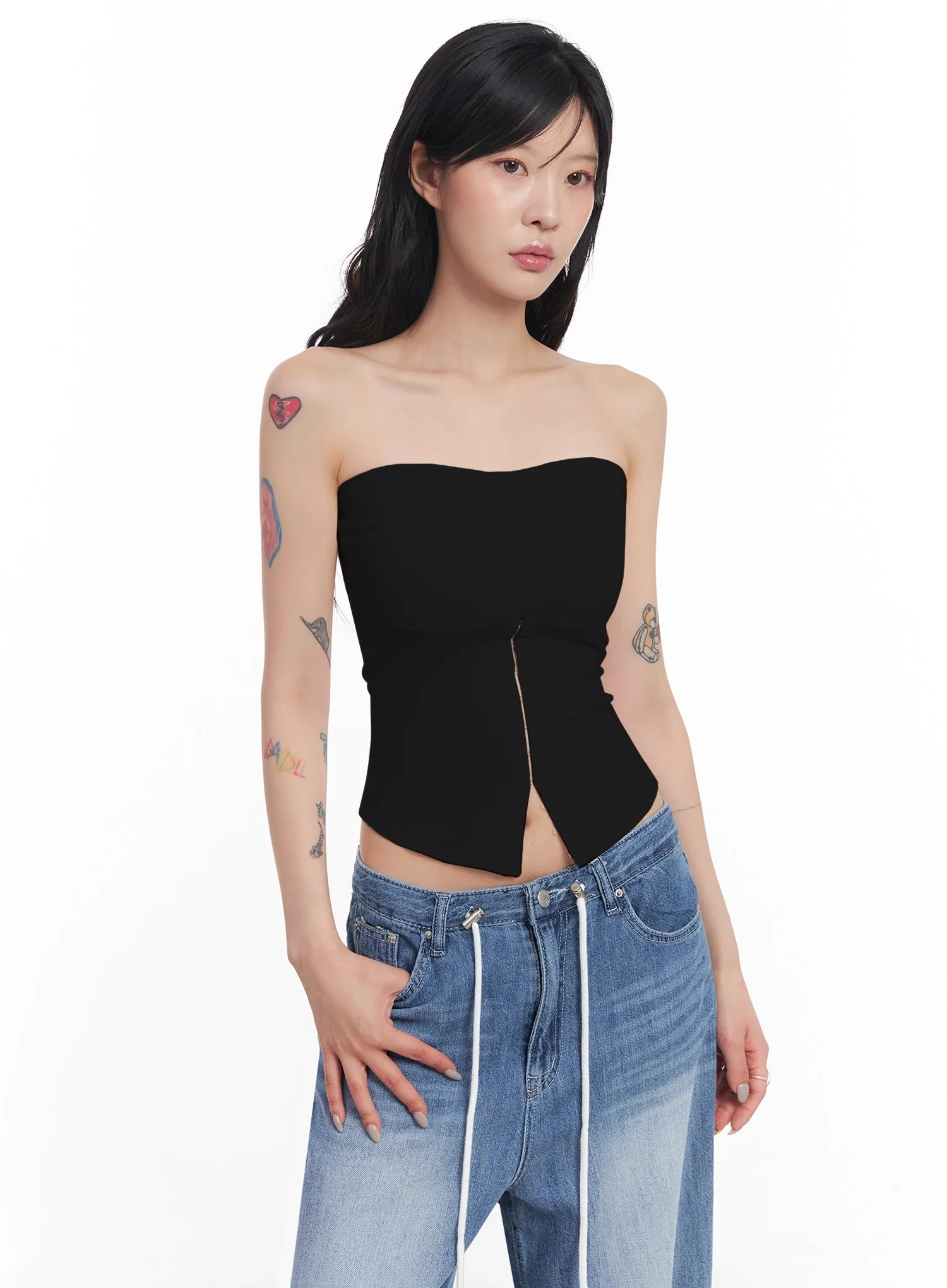 Cotton Corset Tube Top  IC503
