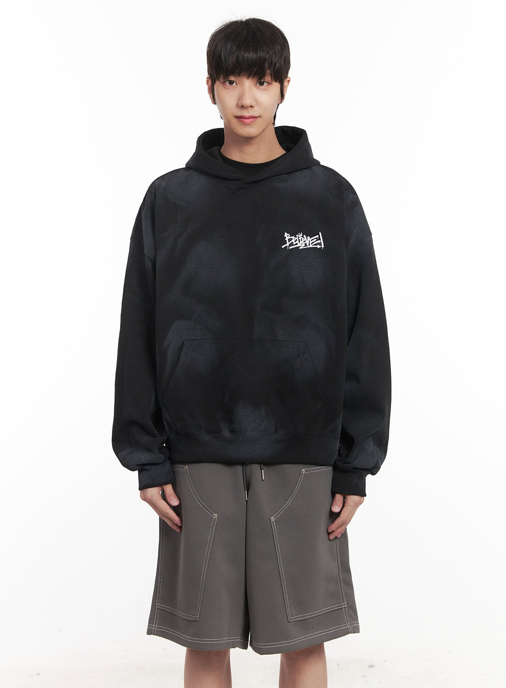 Men's Washed Oversized Hoodie IM519