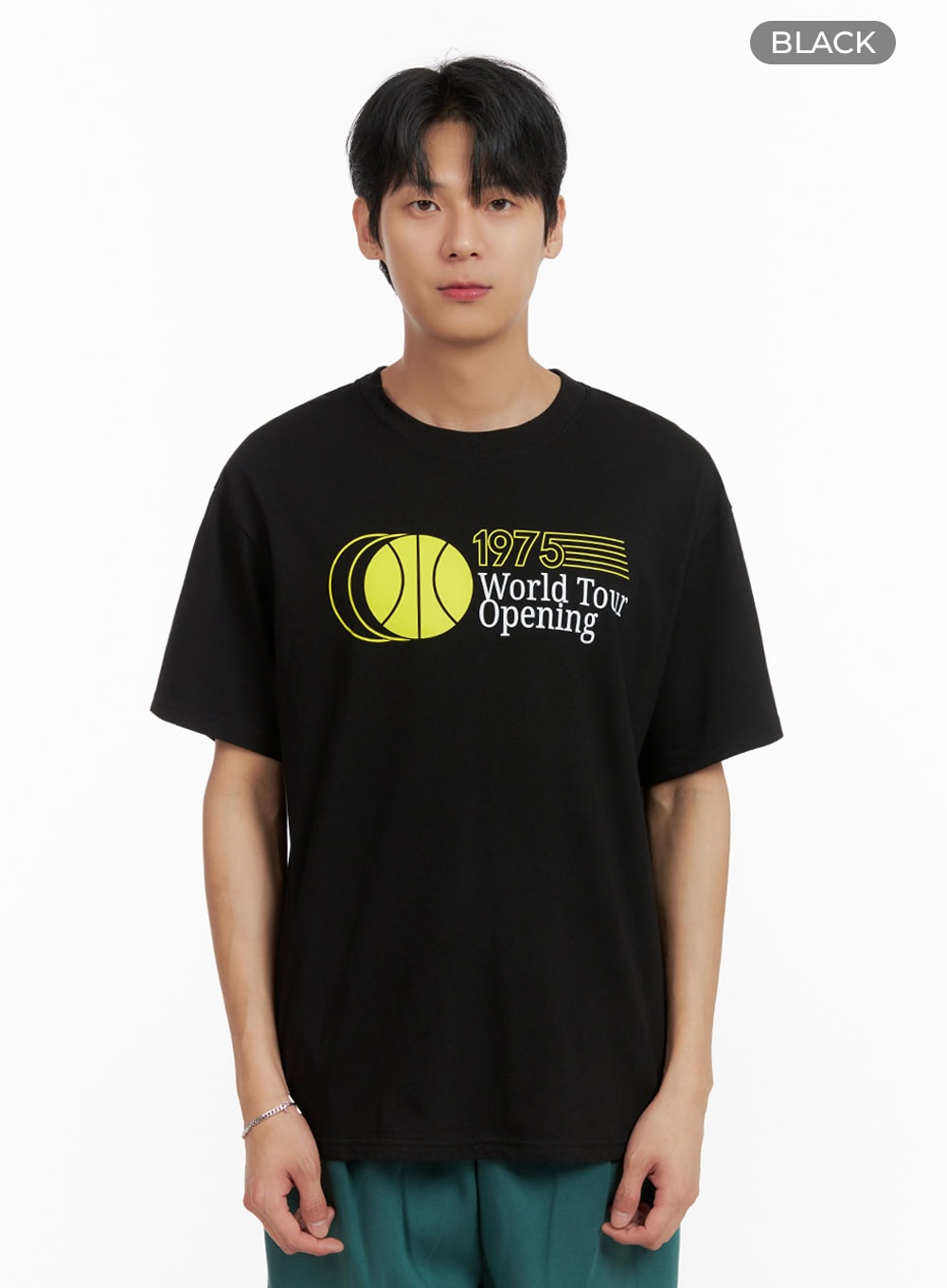 Men's Casual Lettering T-Shirt IL403