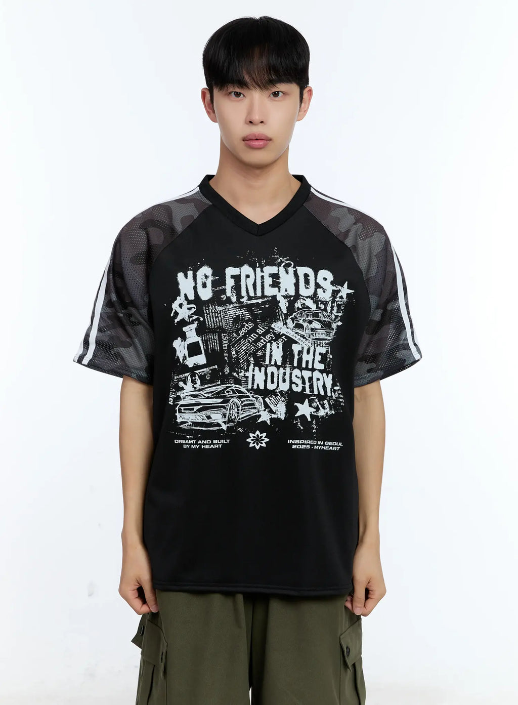 Men's Camo Sleeve Tee IL517