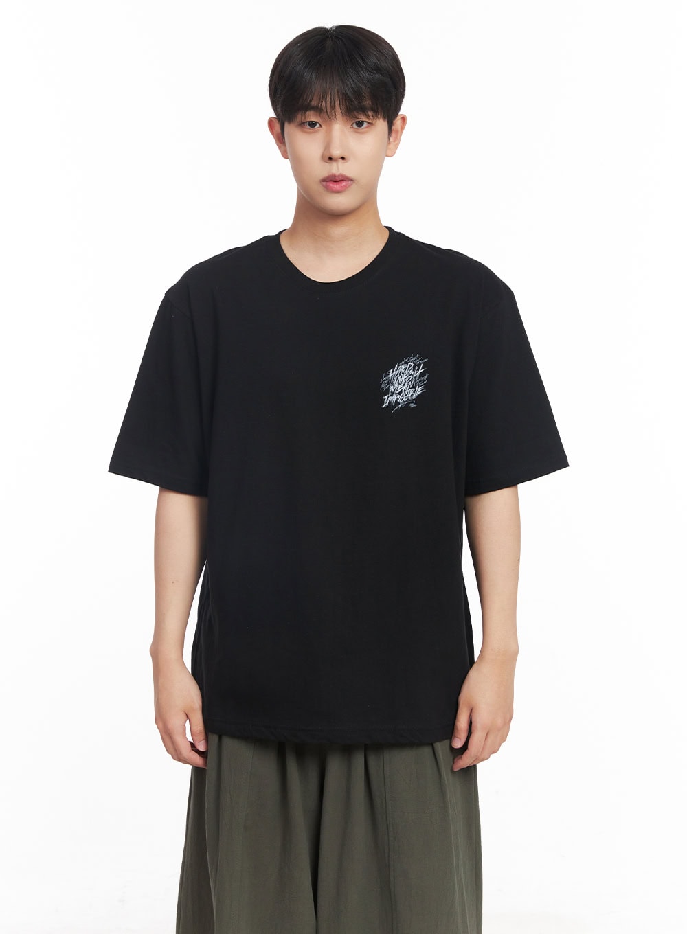 Men's Graffiti Print T-Shirt IY520