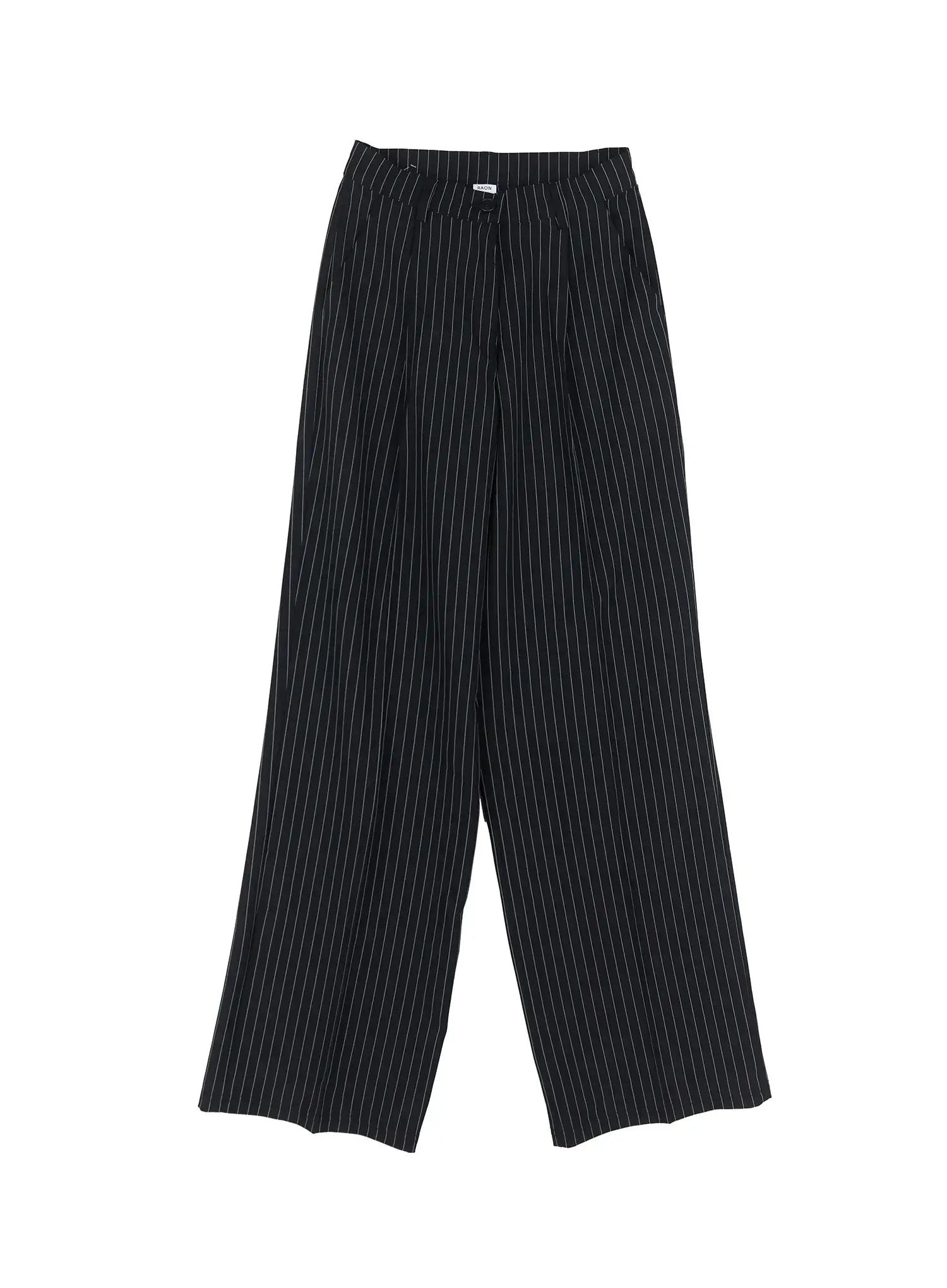 Pinstripe Wide-Leg Trousers IL528