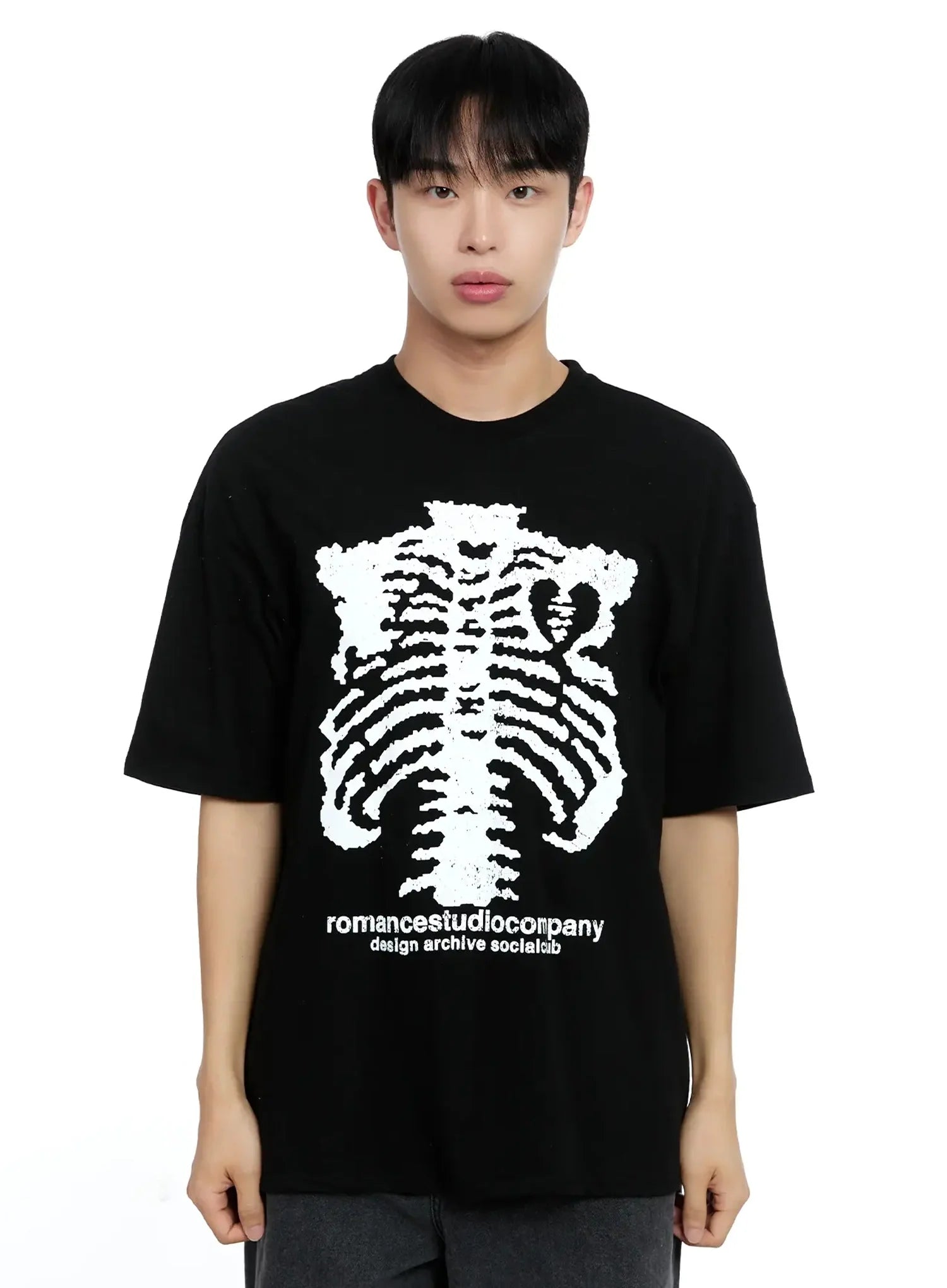 Men's Skeleton Graphic T-shirt IG520