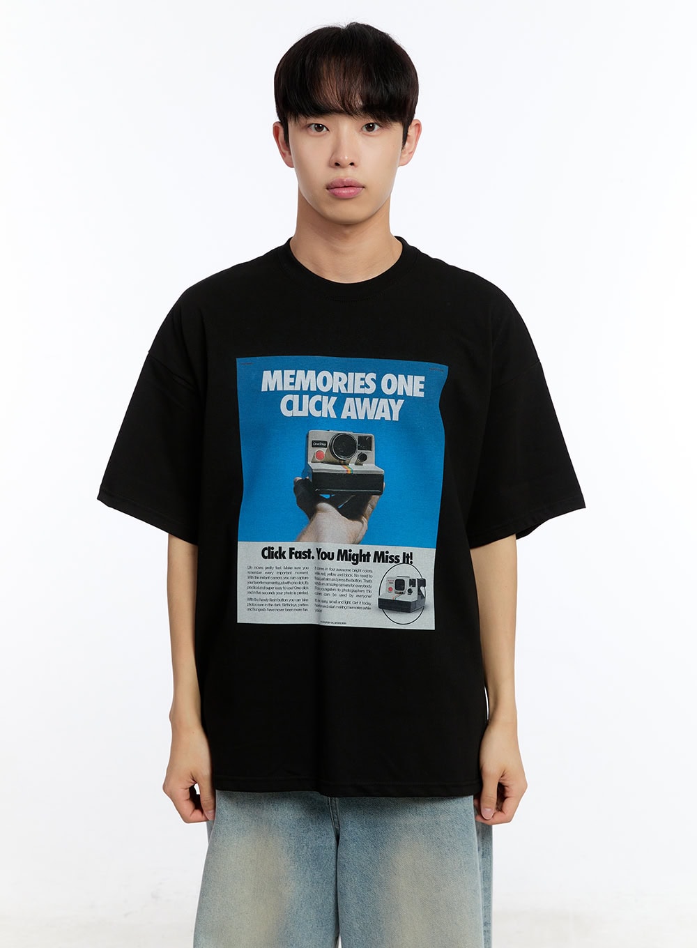 Men's Camera Graphic T-Shirt IY529