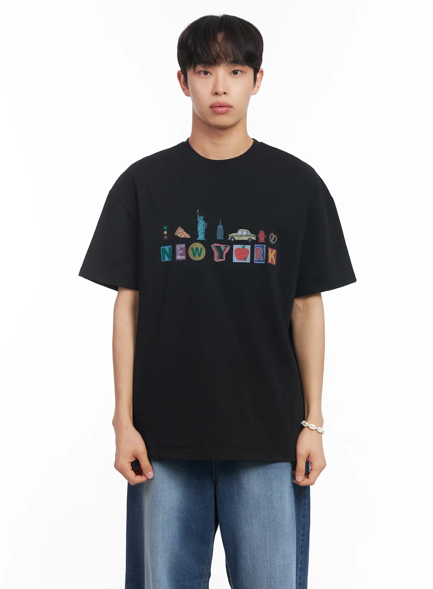 Men's New York Graphic T-Shirt IU519