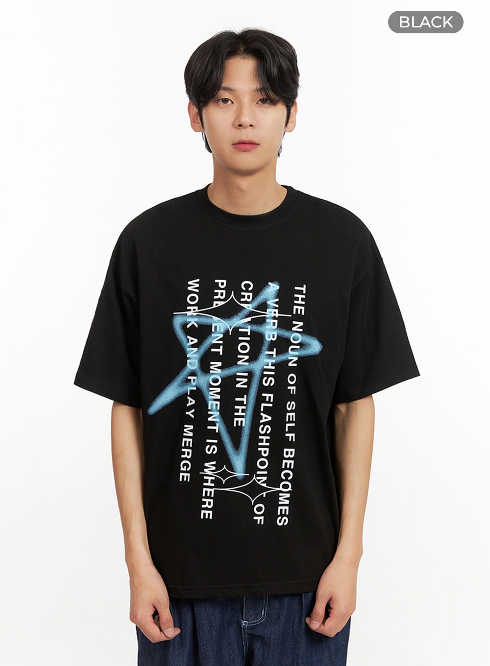 Men's Cotton Comfort Graphic T-Shirt IY431