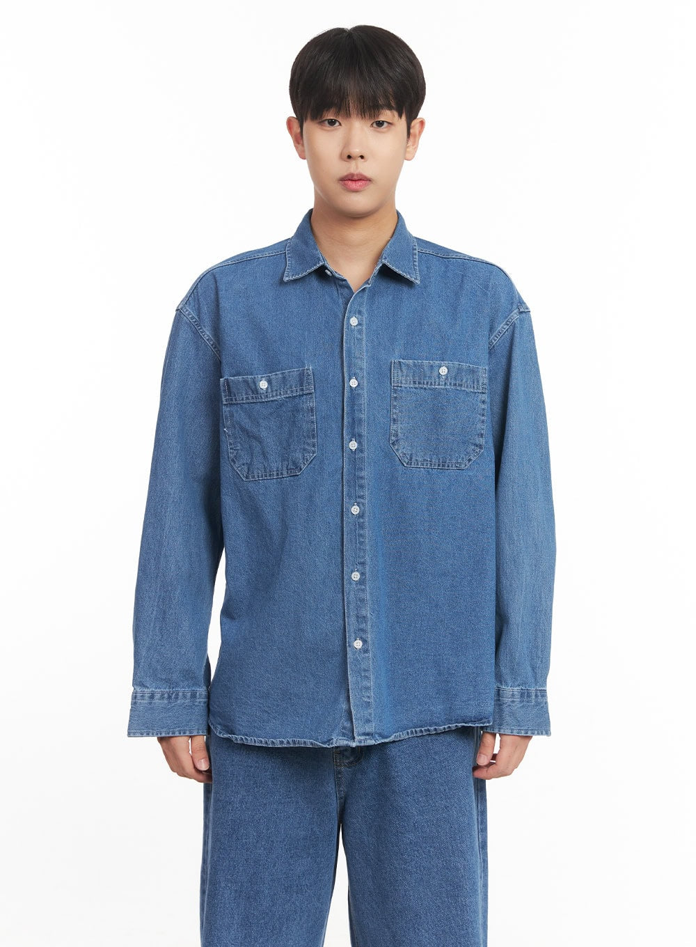 Men's Denim Collared Shirt IM527
