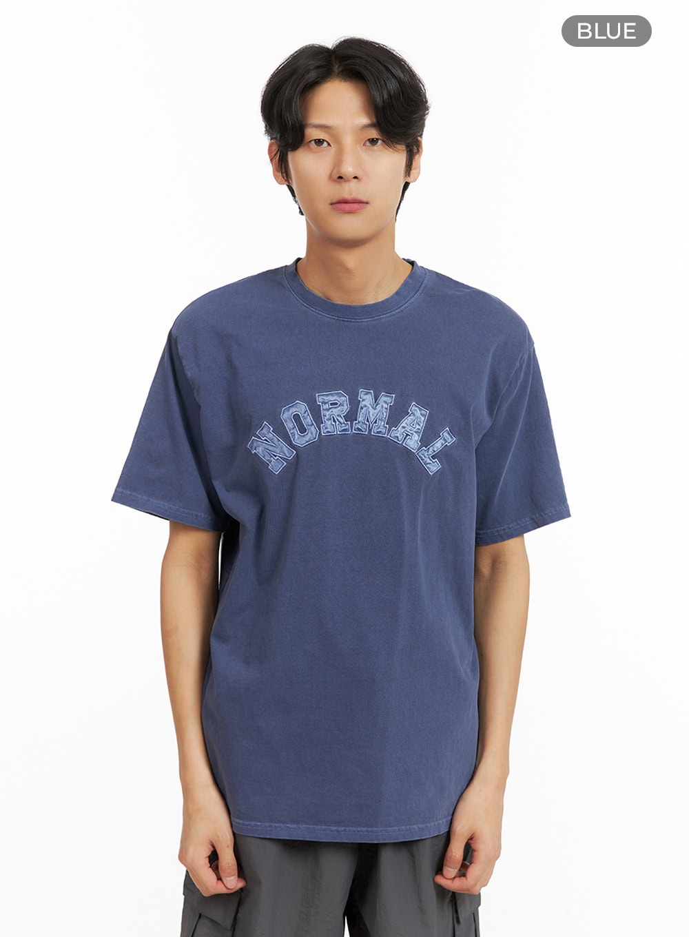 Men's Crew Neck Embroidered Top IY416