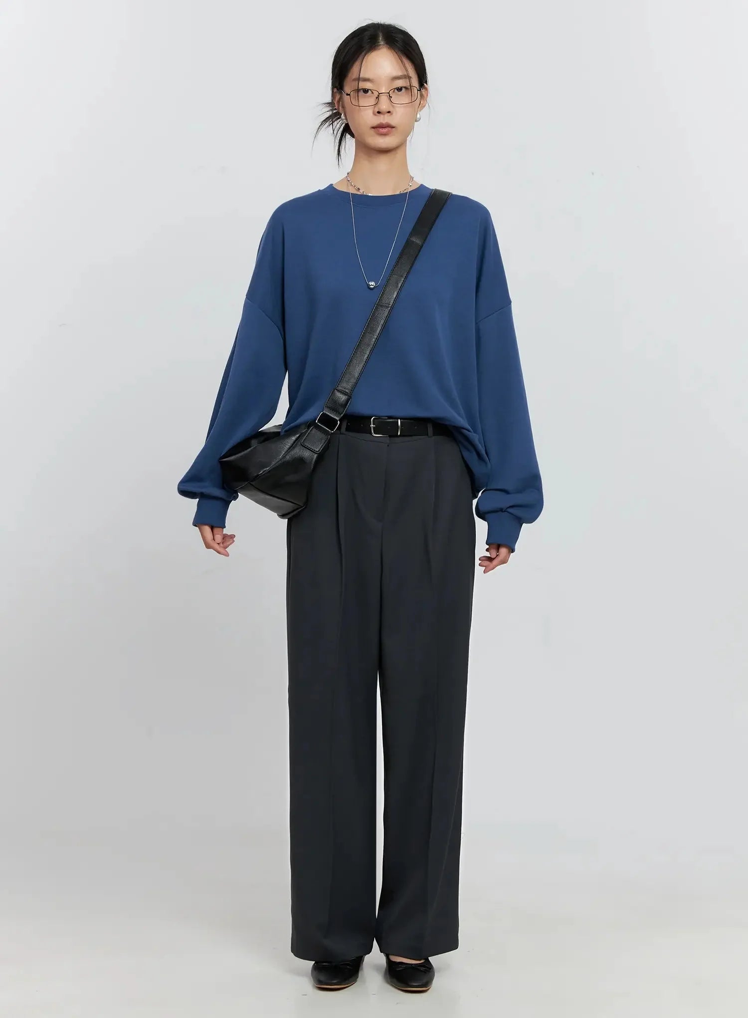 Classic Grey Crewneck Sweatshirt IS516