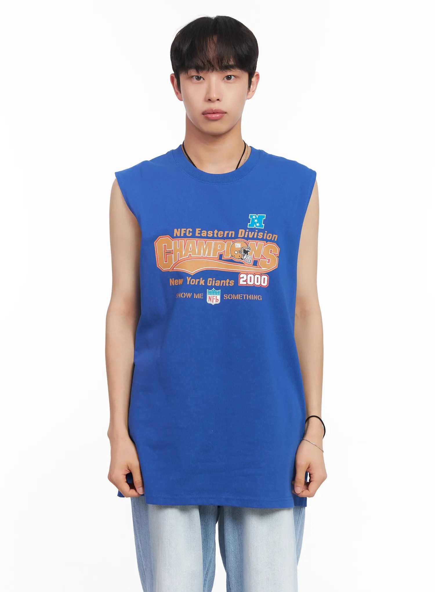 Men's Graphic Sleeveless Shirt IU519