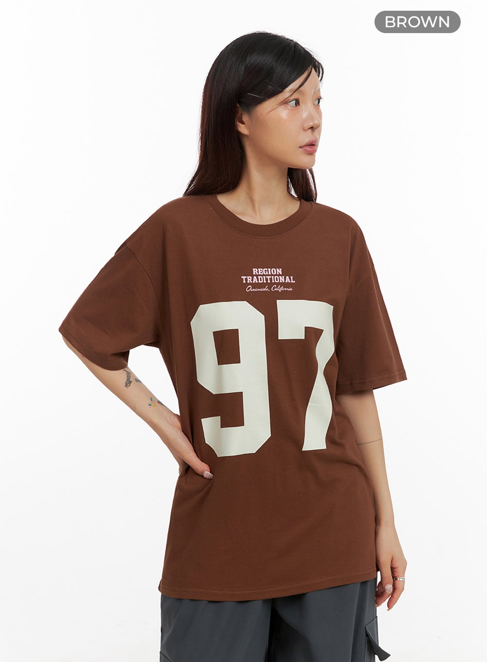 Oversized Graphic T-Shirt IY410