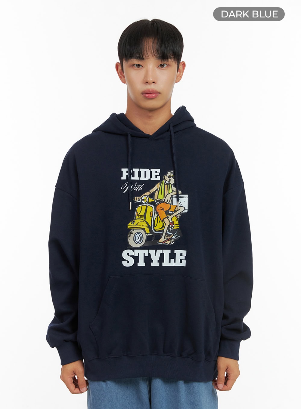 Men's Graphic Hooded Sweatshirt IS419