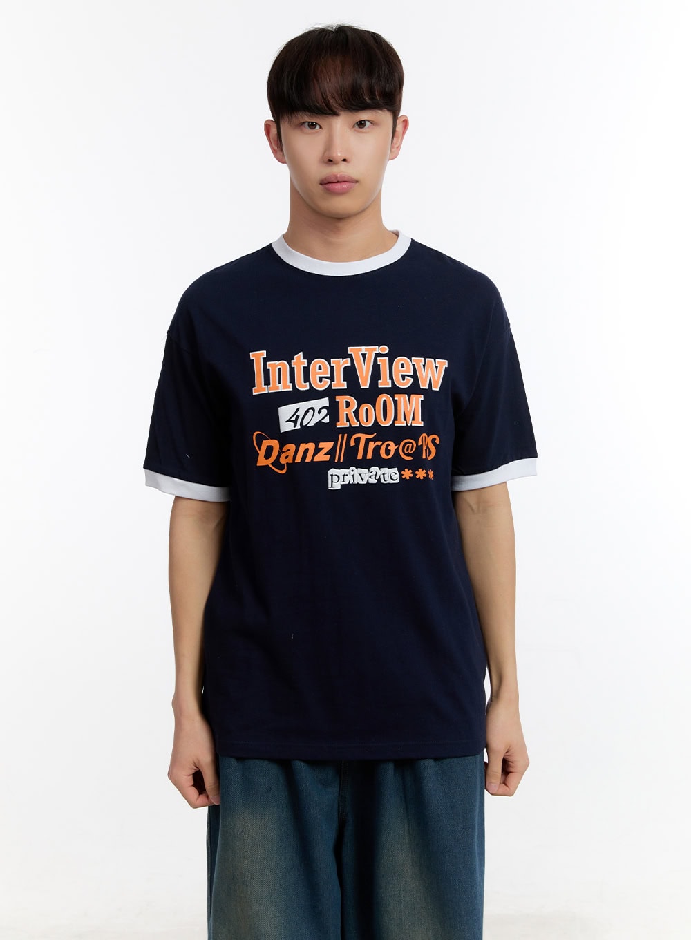 Men's Cotton Graphic T-Shirt IA507