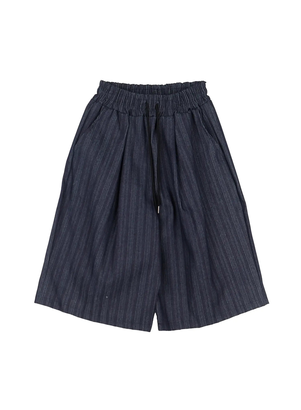 Men's Striped Pintuck Shorts IL529