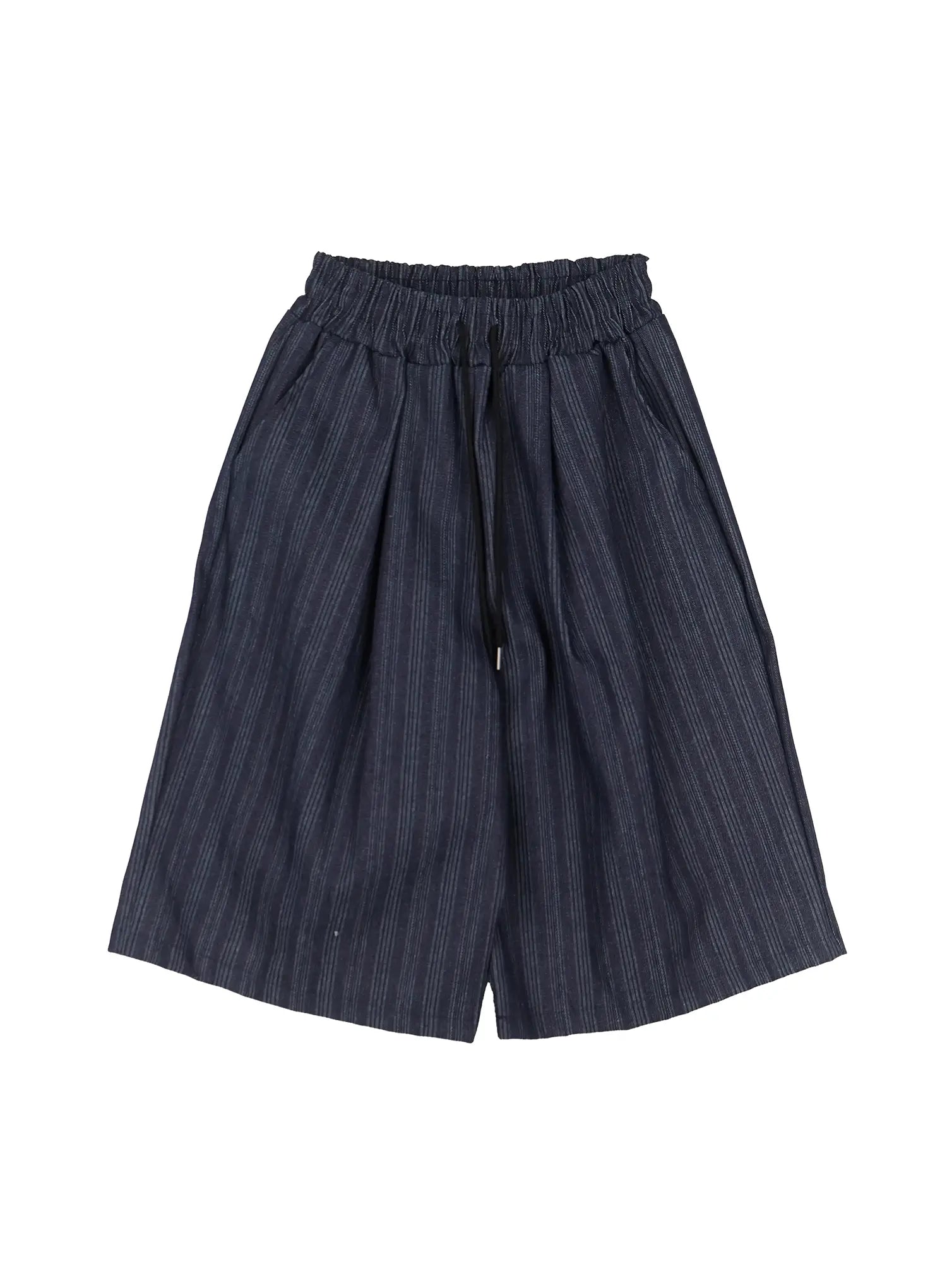 Men's Striped Pintuck Shorts IL529