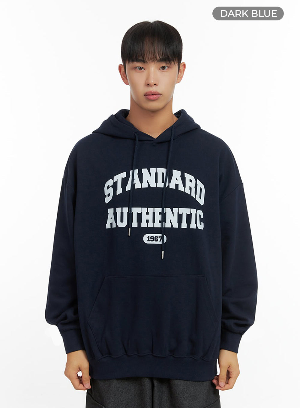 Men's Loose Fit Graphic Hoodie IO420