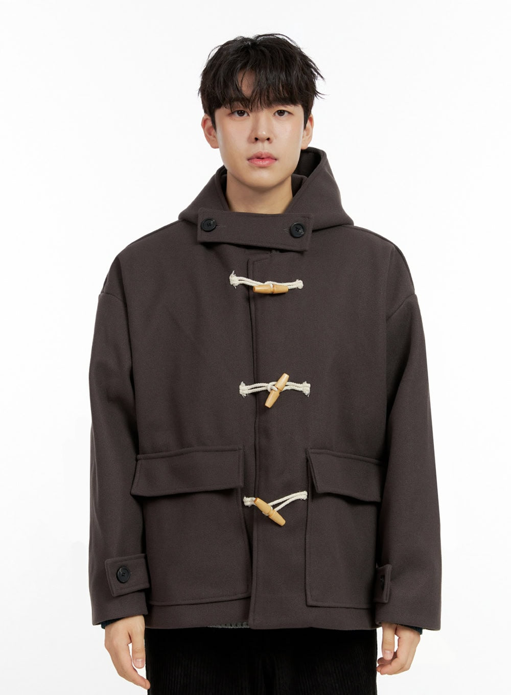 Men's ComfyChill Polyester Hoodie Coat IN422