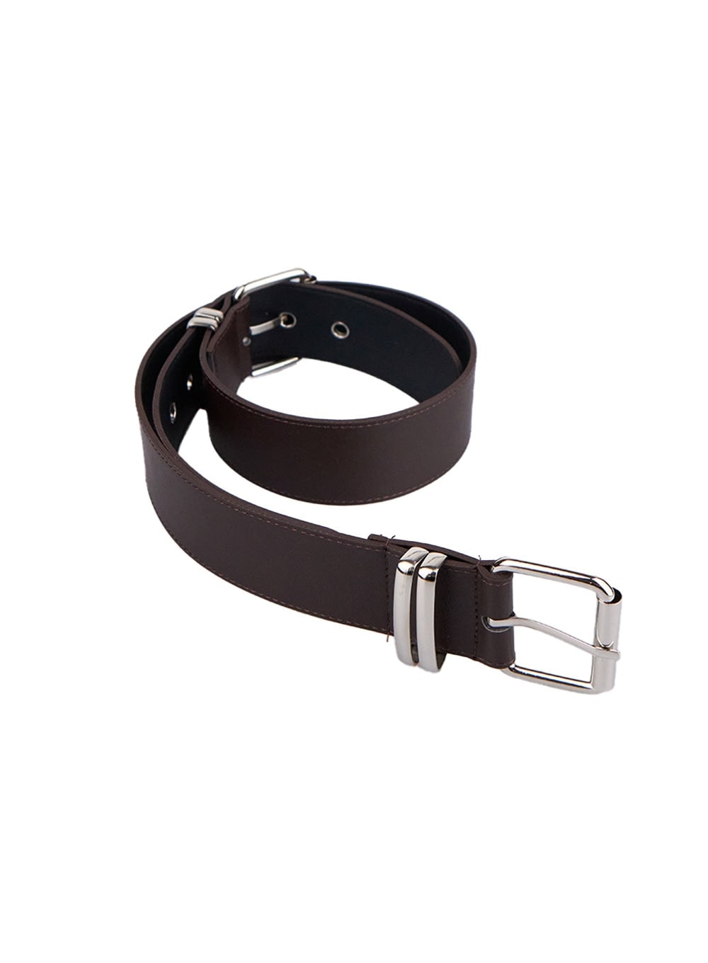 Faux Leather Eyelet Belt IN427