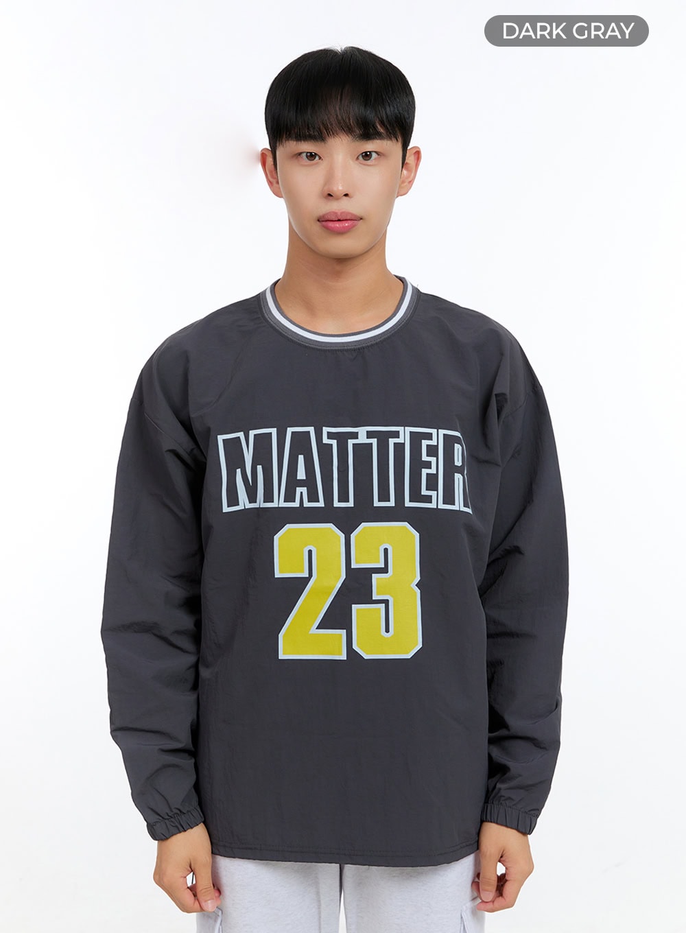 Men's Lettering Round Neck Sweatshirt IG421