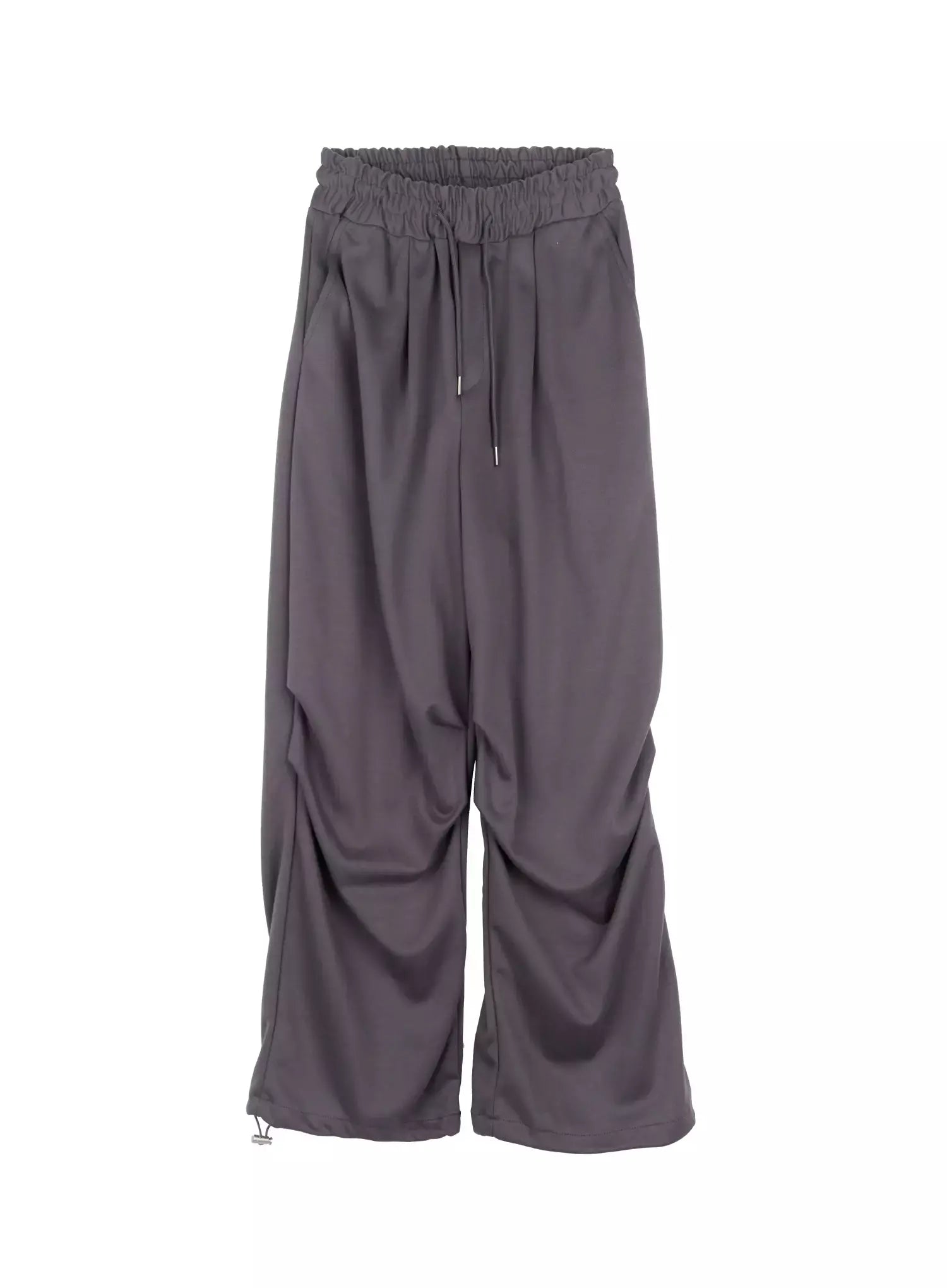 Pintuck Wide Leg Sweatpants IS508