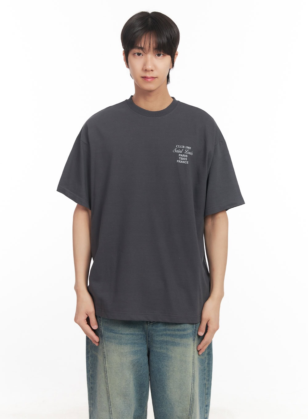 Men's Graphic Oversized T-Shirt IA511