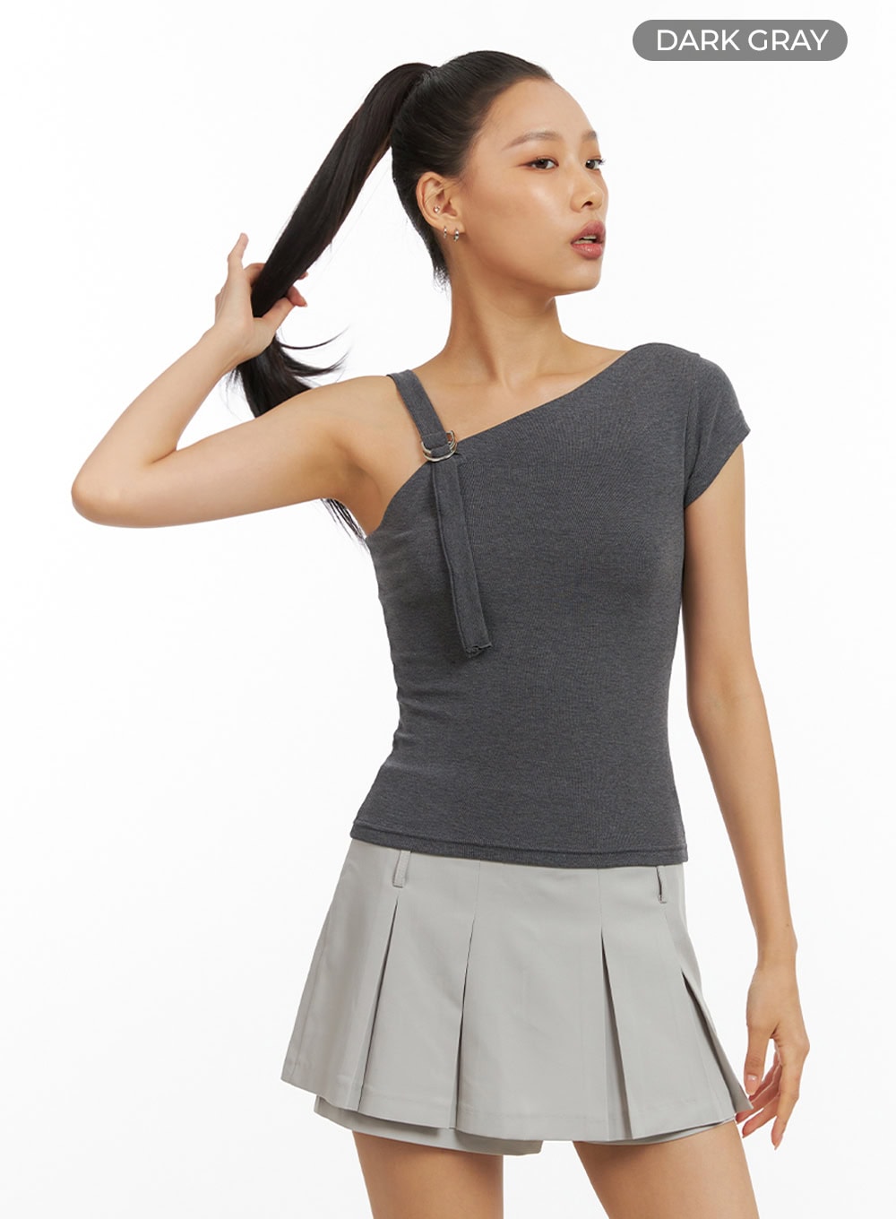 One Shoulder Strap Crop Top IG405