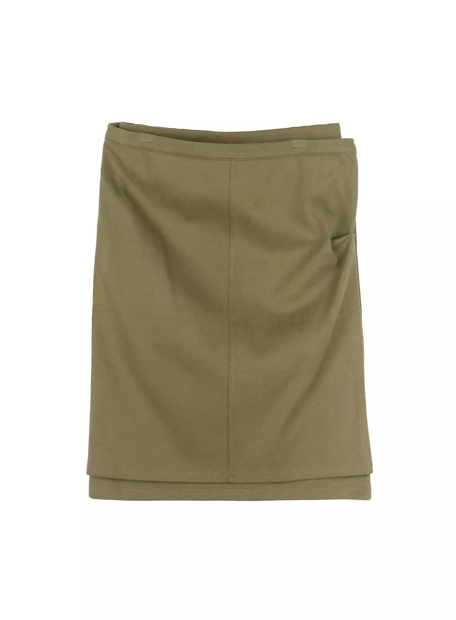 Versatile Double-Layered Midi Skirt CO517