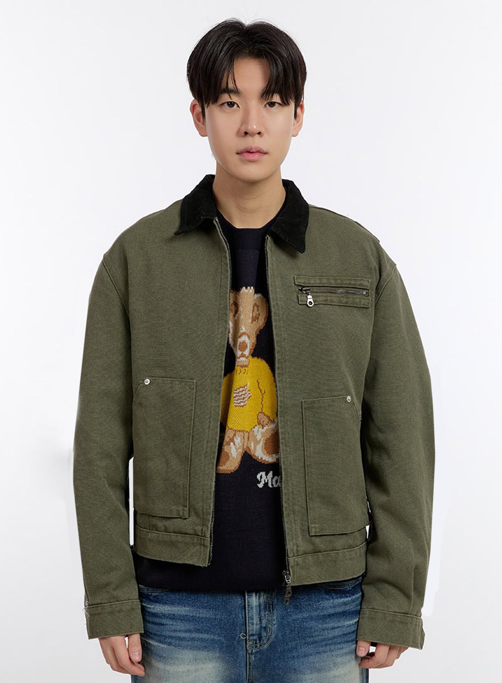 Men's Zip-Up Carpenter Jacket IM525