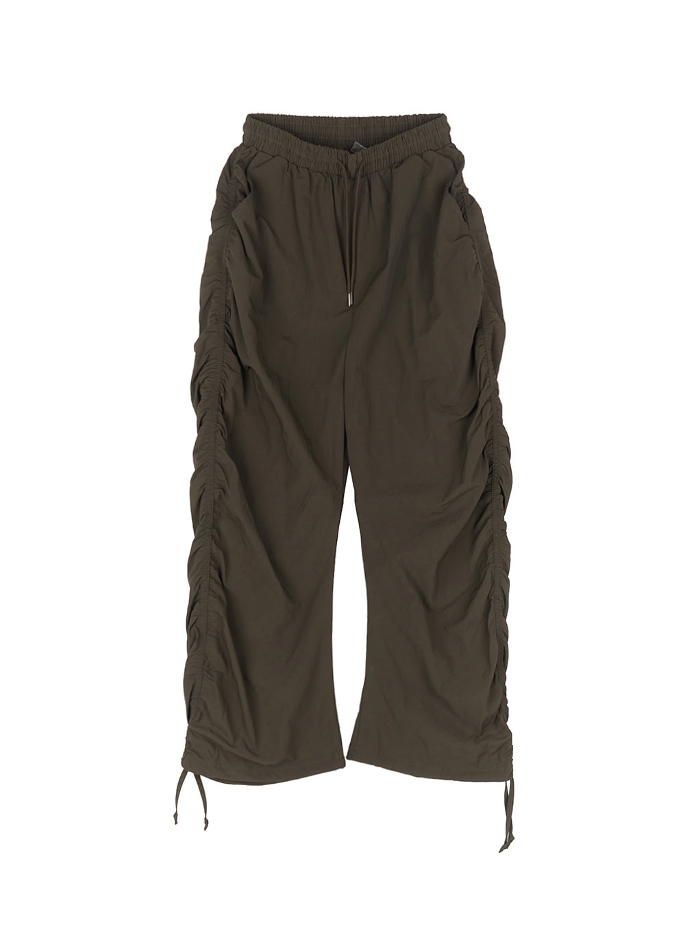 Adjustable Wide-Leg Nylon Pants IU509