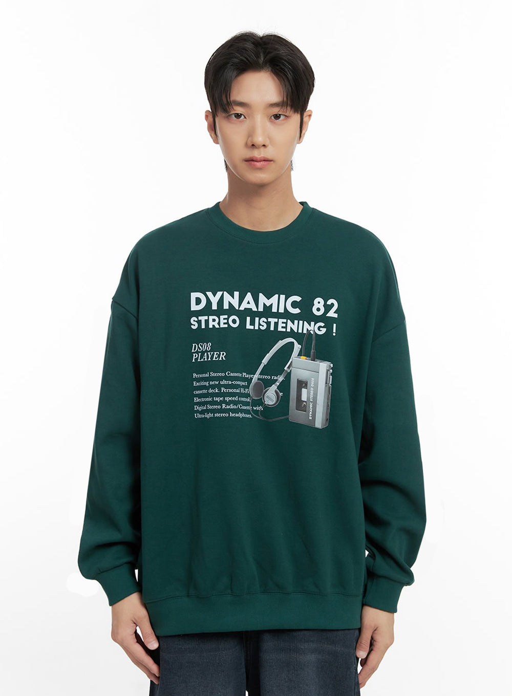 Men's Graphic Cotton Sweatshirt ID406