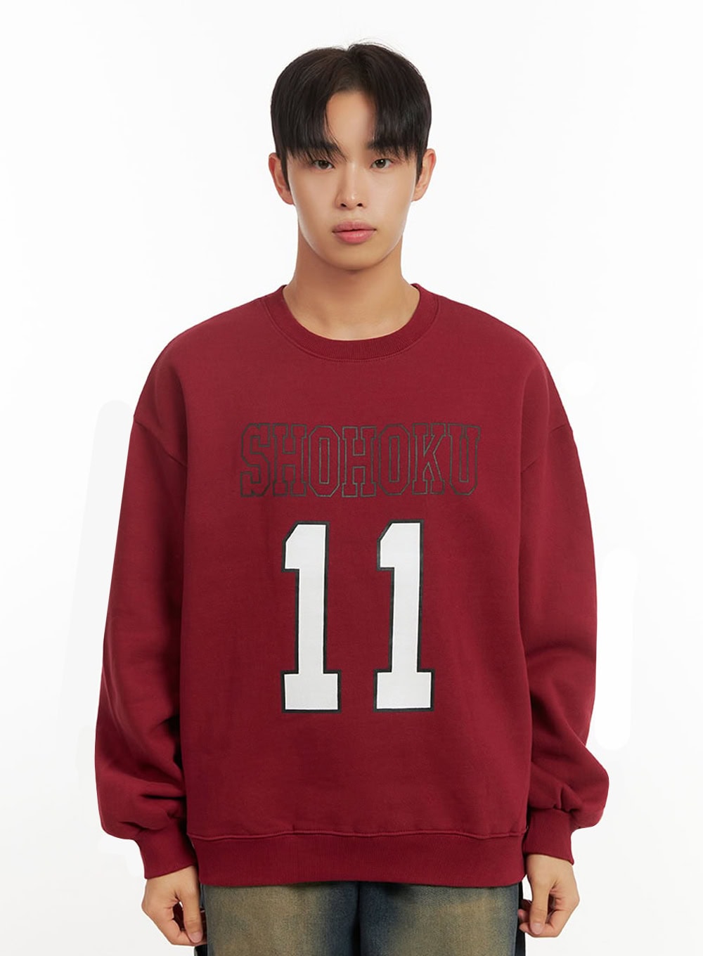 Men's Lettering Graphic Sweatshirt ID406