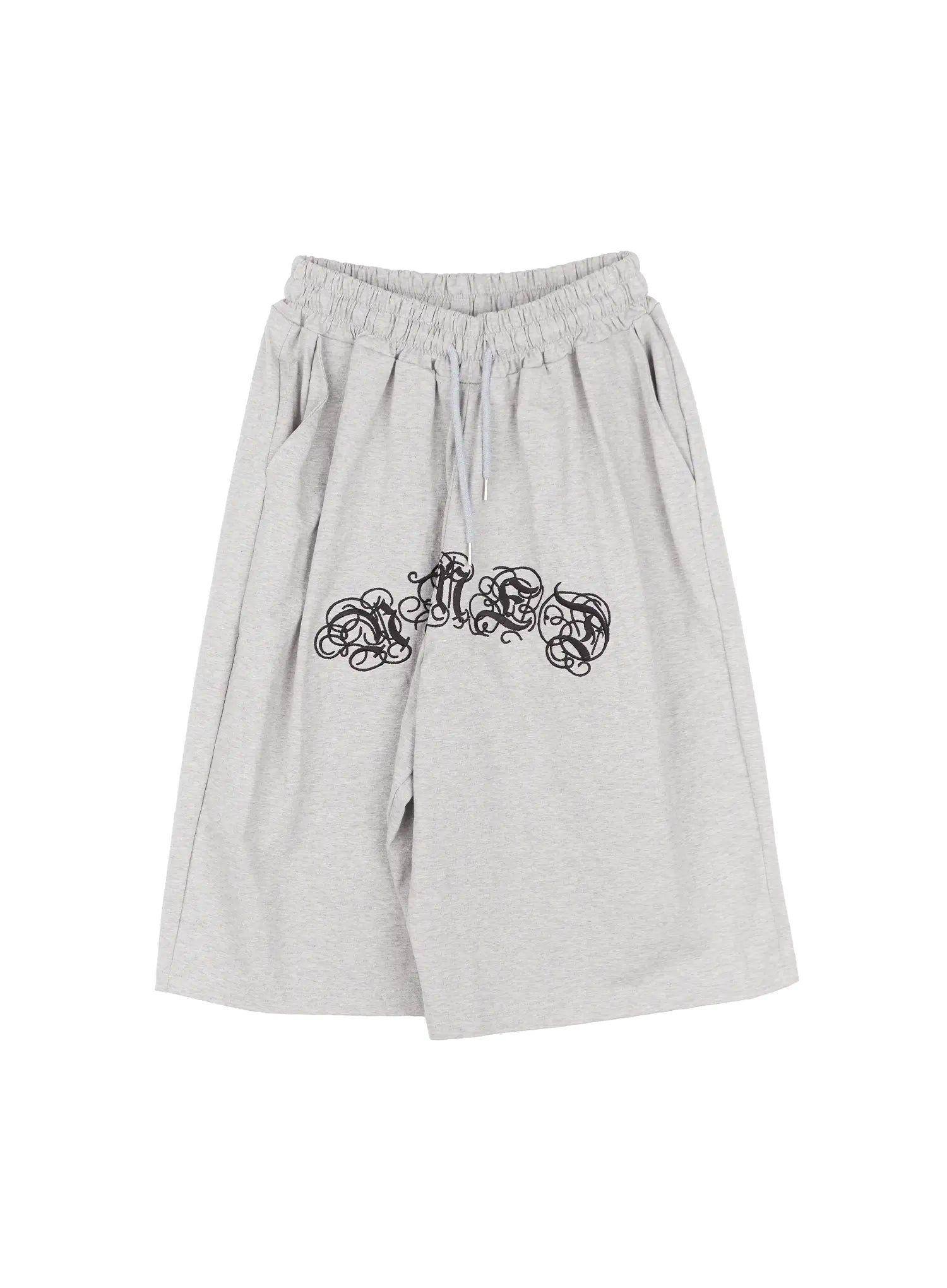Men's Embroidered Graphic Sweat Shorts IU518
