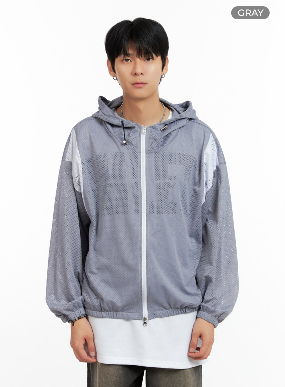 Men's Mesh Hoodie Jacket IG402
