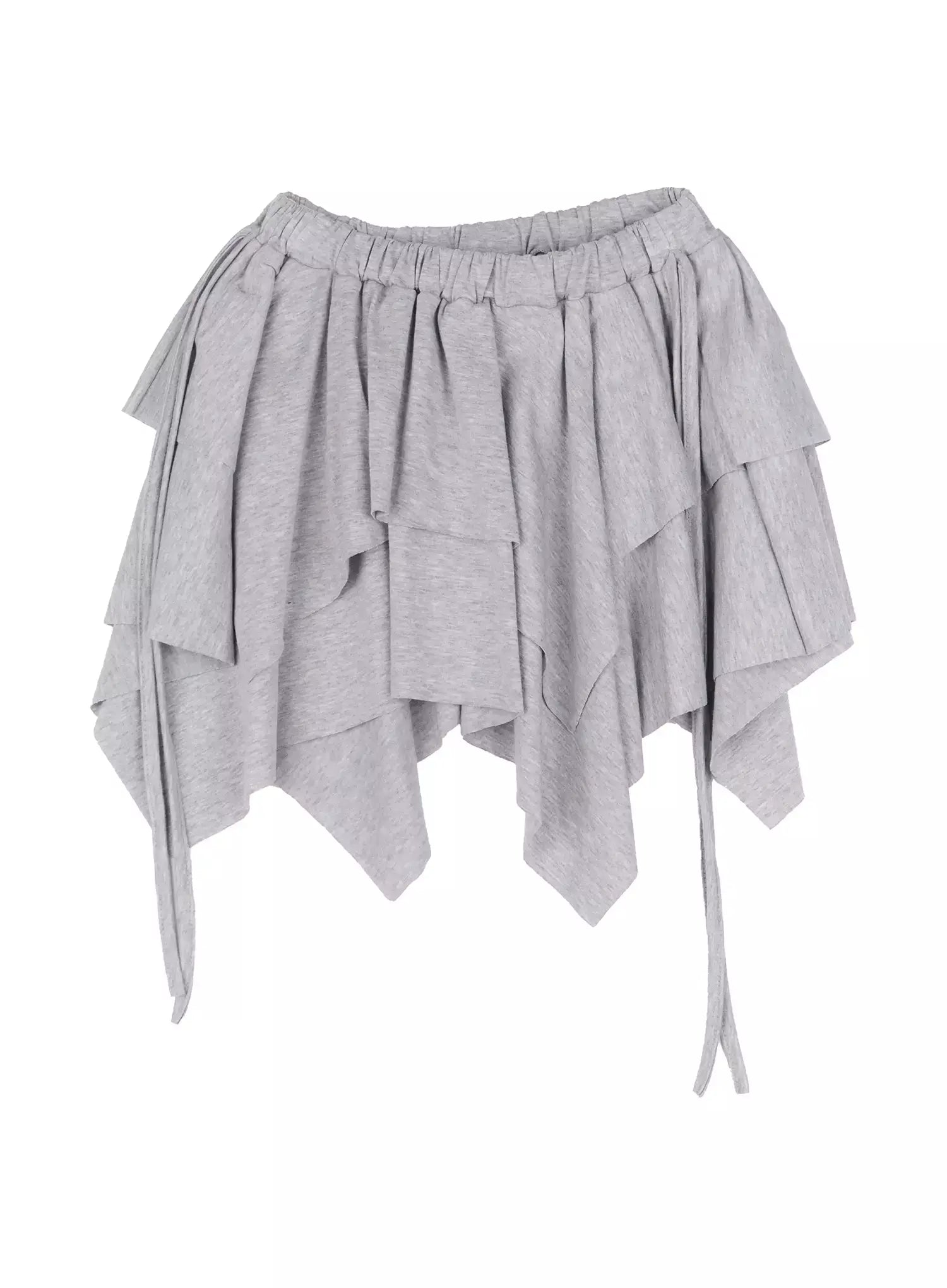 Layered Flounce Mini Skirt IG528