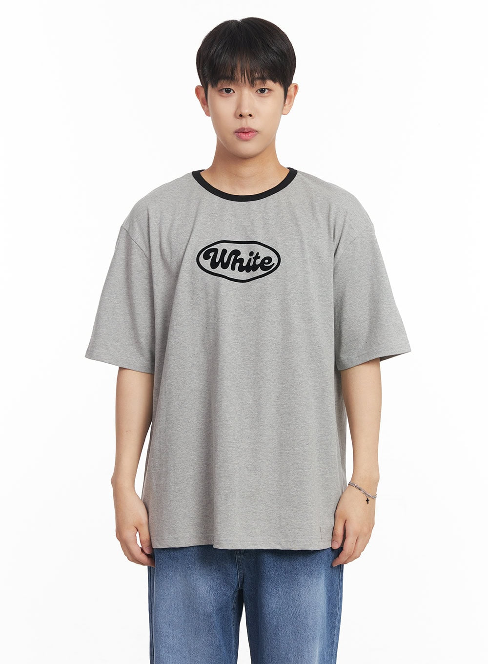 Men's Three-Tone Graphic T-Shirt IA529