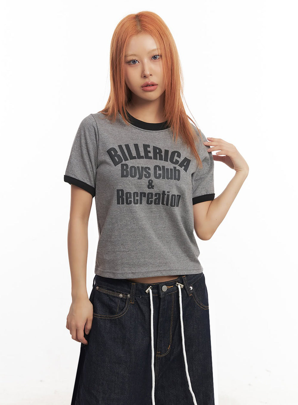 Billerica Graphic Cotton Top IA517