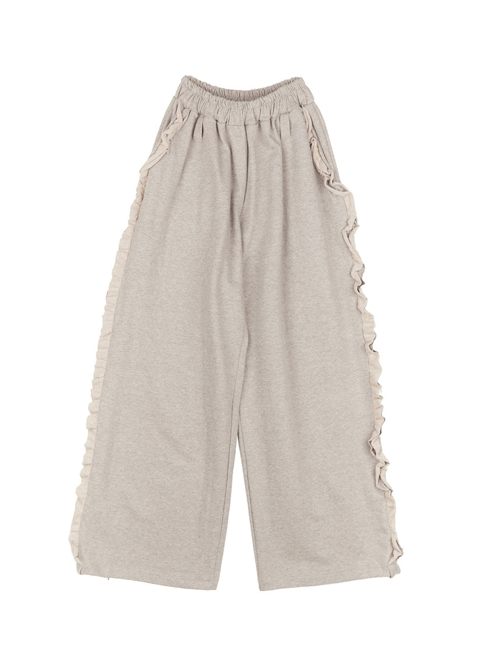 Frill Wide-Leg Sweatpants IM525