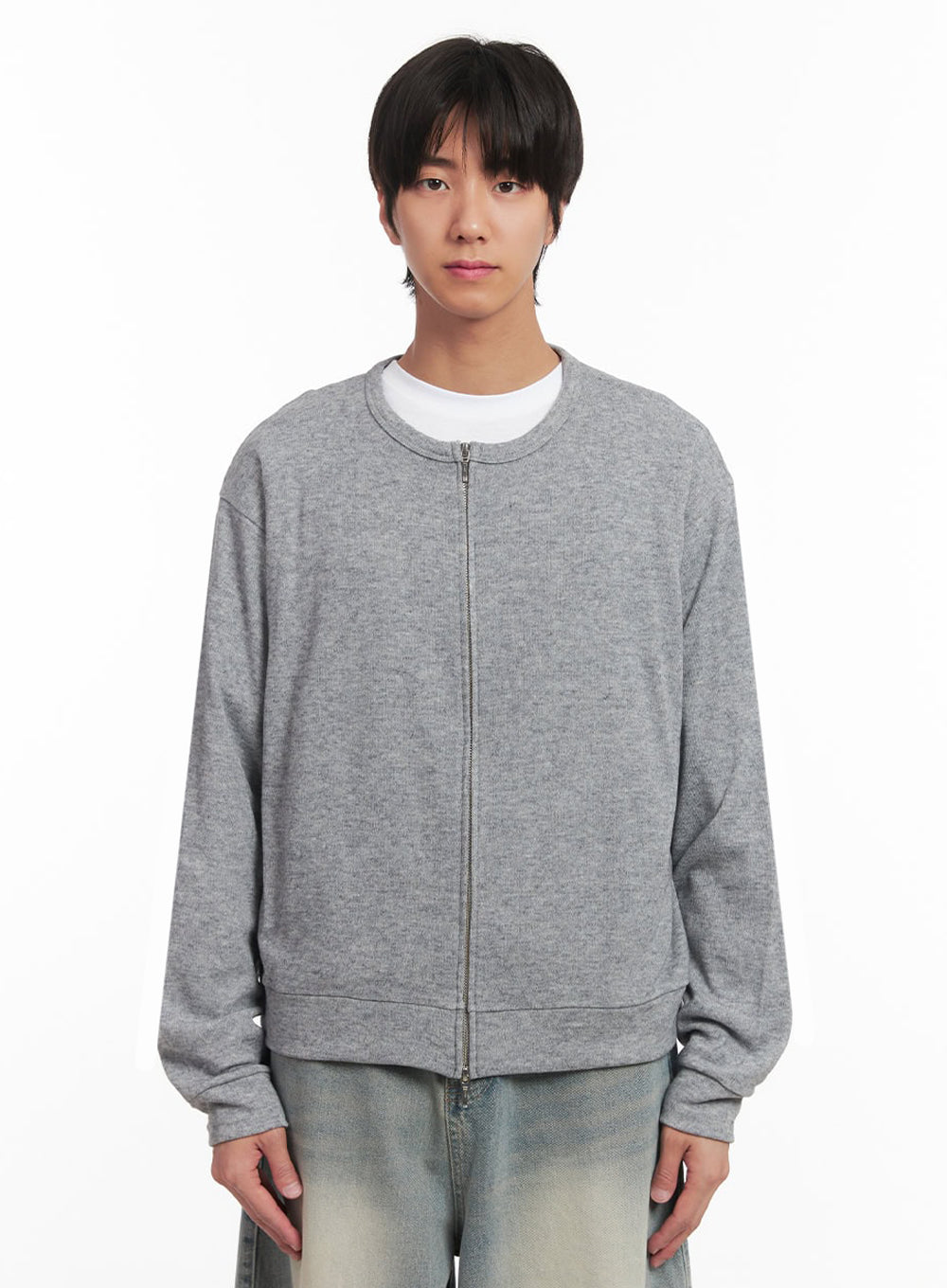 Men's Cozy Zip-Up Cardigan IA511