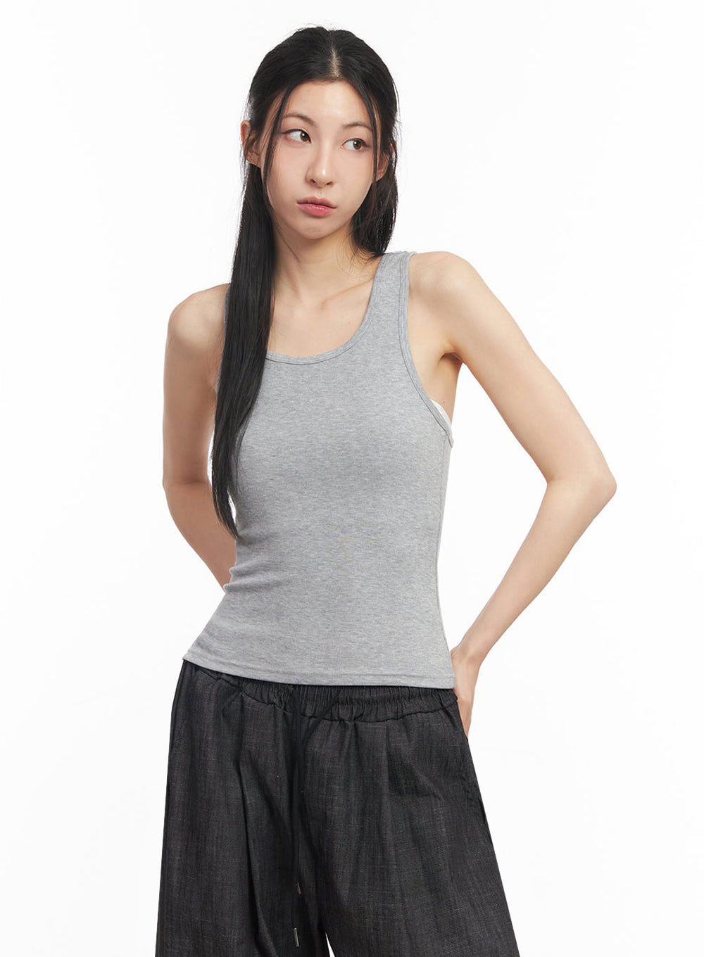 Essential Cross-Back Tank Top IY529