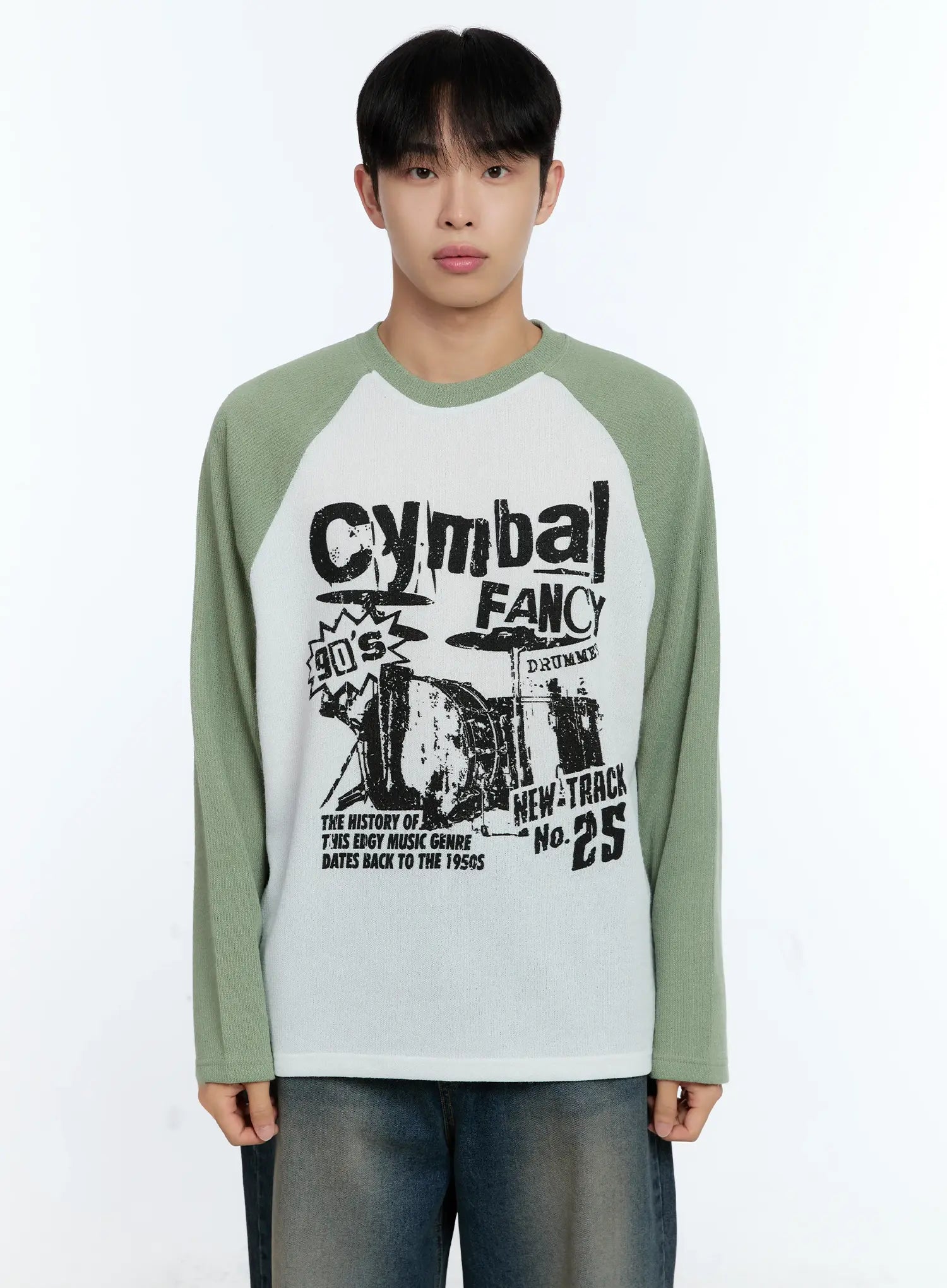 Men's Retro Long Sleeve Shirt IG519