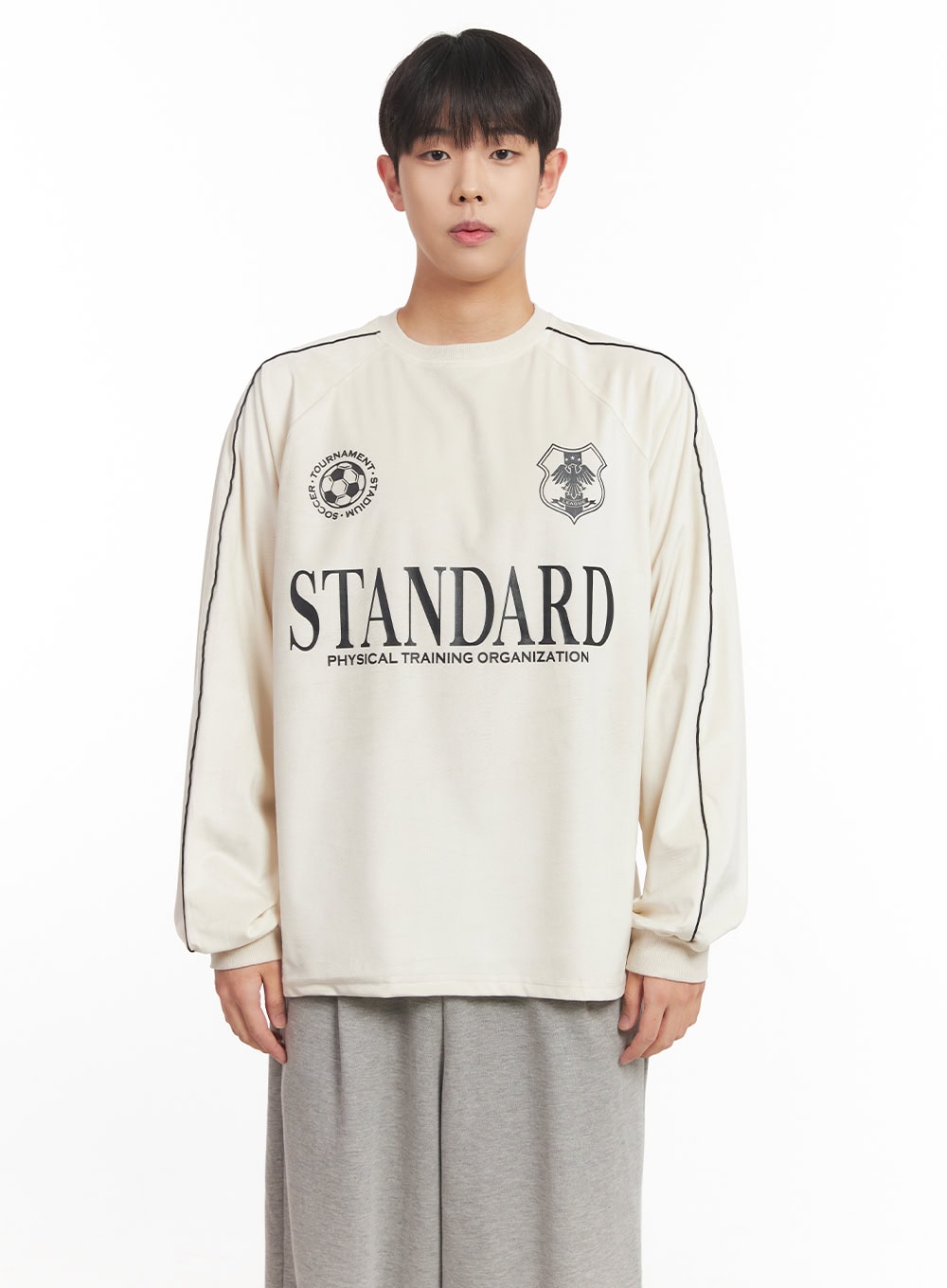 Men's Velvet Graphic Sweatshirt IM528