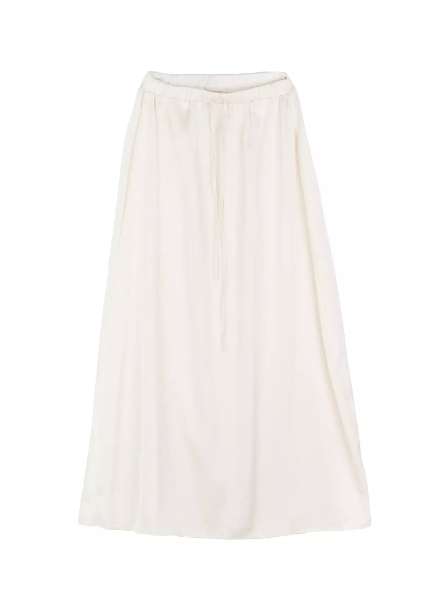 Elegant Satin Maxi Skirt IS516