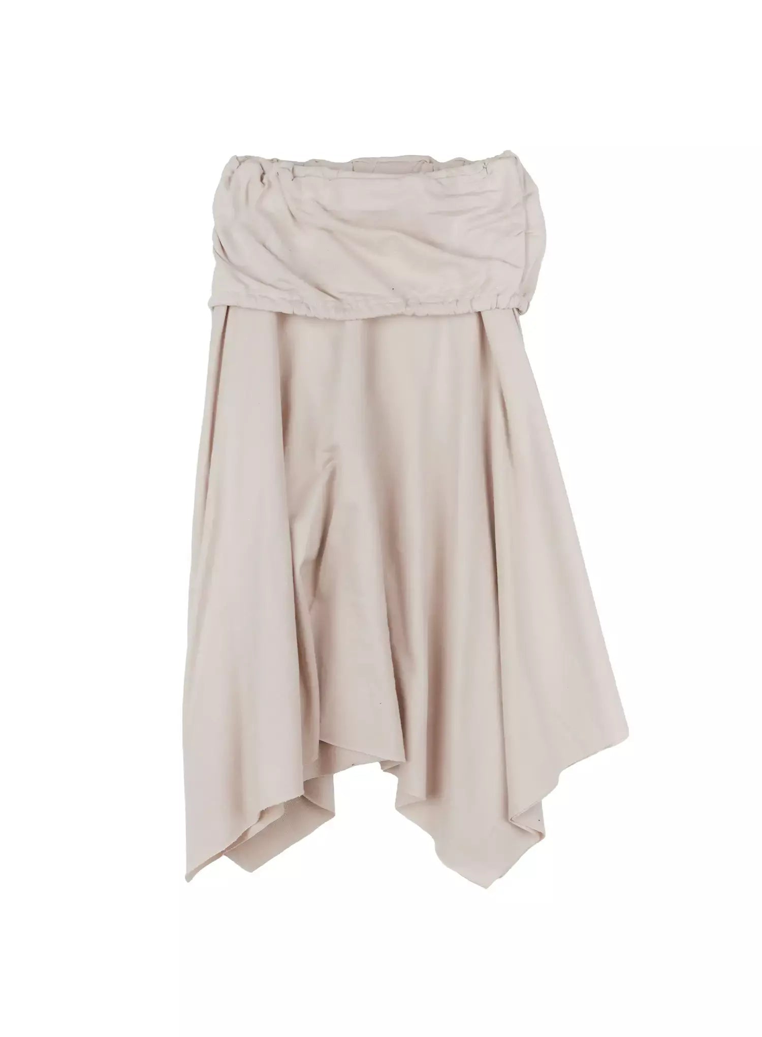 Layered Shirring Asymmetrical Skirt CO517