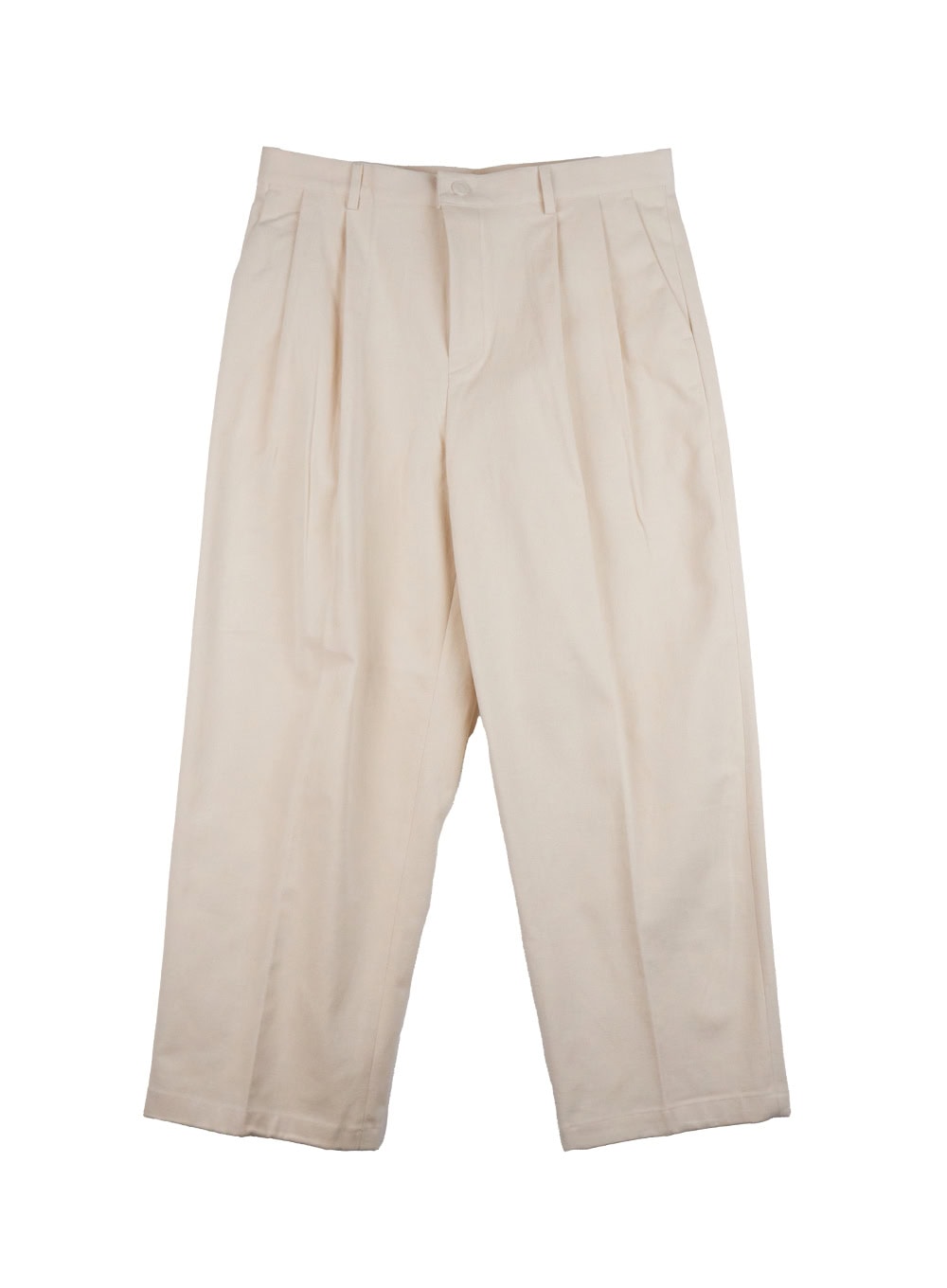 Men's Fleece Lined Wide-Fit Pintuck Pants IJ517