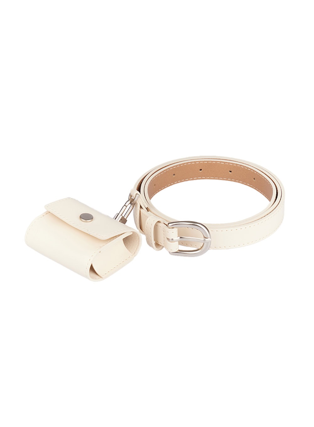 Faux Leather Belt with Pouch IM513