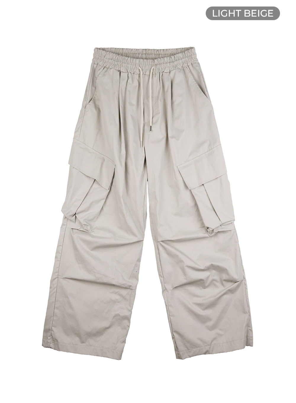 Men's Basic Cargo Wide Leg Pants IO402